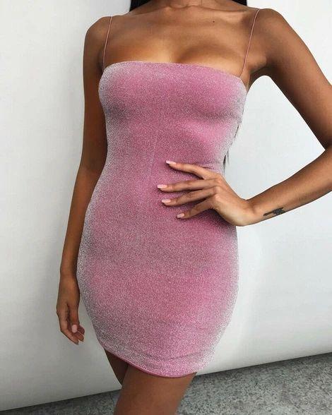 pink homecoming dresses, fashion simple sheath dress CD10897