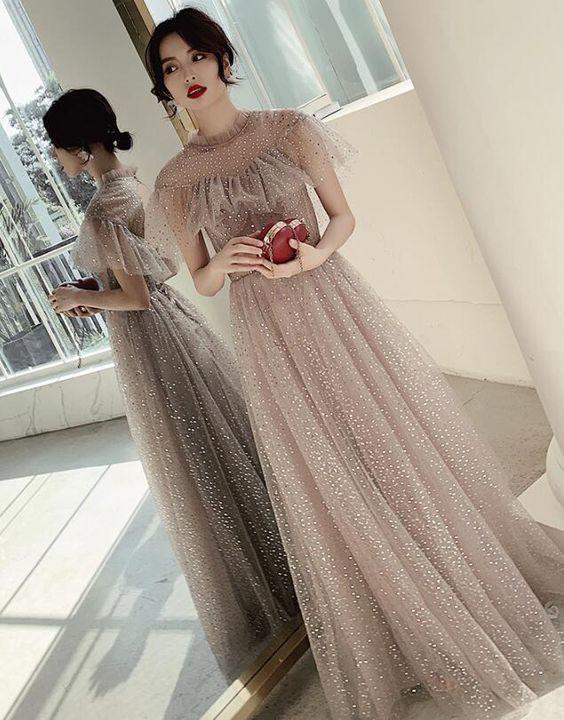 Lovely Sequins New Style Long Prom Dress CD11009