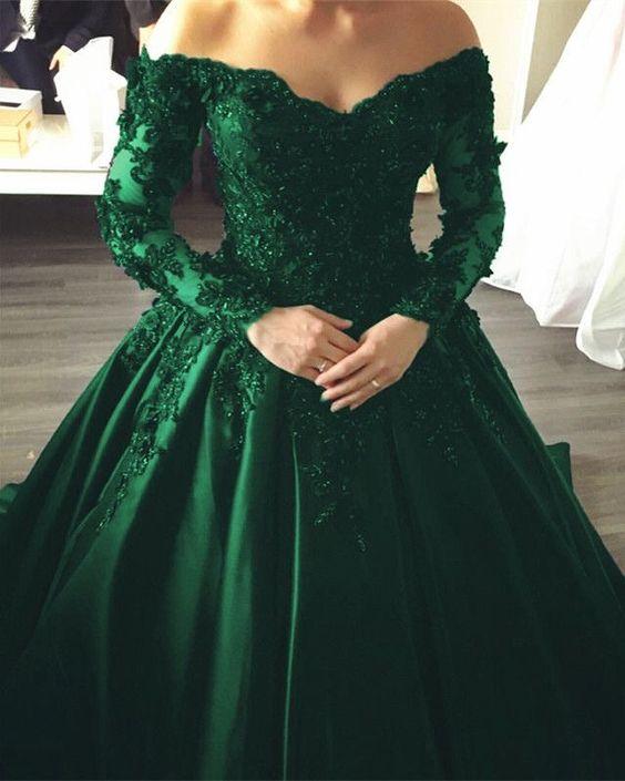 Green ball gown Prom Dress Evening Dress CD12572