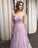 Princess Strapless Lilac Long Ball Gown Prom Dress CD12727
