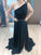 Beautiful one shoulder chiffon prom dress CD12843