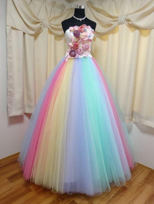 Sweetheart Ball Gown Beading Dress, Custom Made, Party Gown, Cheap Prom Dress CD12996