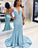Mermaid Open Back Long Prom Dress CD13204