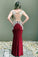 V Neck Mermaid Long Prom Dress CD13417