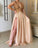Elegant Tulle Prom Dresses Lace Beaded Leg Split CD13640
