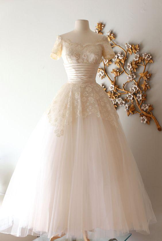 Lace Wedding Ball Gown, Short Sleeve Prom Dress, Fashion Bridal Dress, Sexy Party Dress, Custom Made Evening Dress CD14215