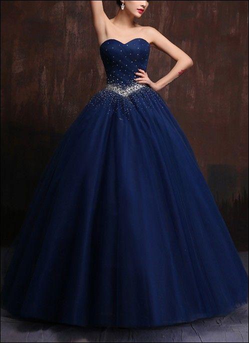 Beaded strapless party dress elegant prom gown CD15774