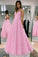 2024 pink princess long prom gown CD16846