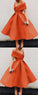 burnt Orange bridesmaid dresses prom dresses CD17235