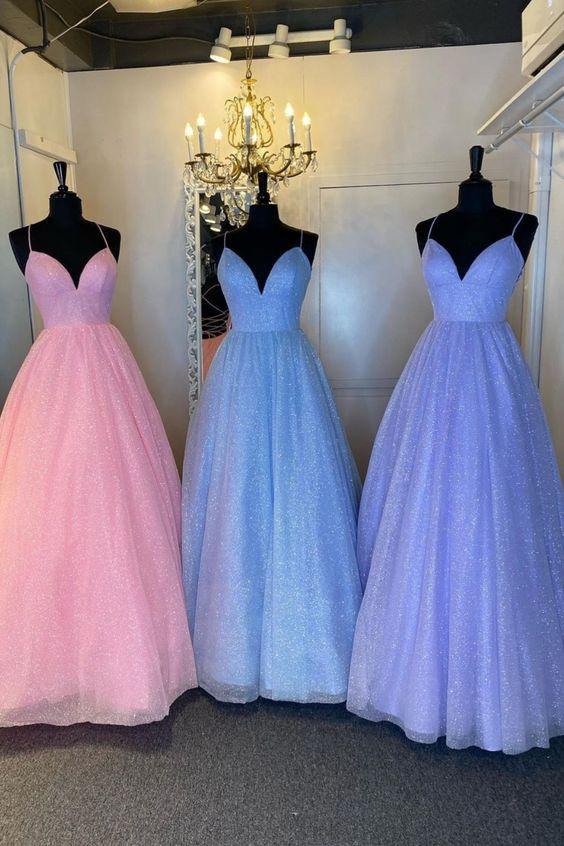 Priness A-line long prom dresses formal dresses 2022 CD17573