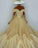 Off the Shoulder Light Yellow Glitter Pleated Prom Dress CD17666