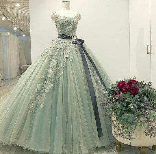 A line lace ball gown prom dress evening gown CD17694