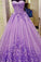 prom dresses Amazing Lilac Ball Gown Dresses CD17830