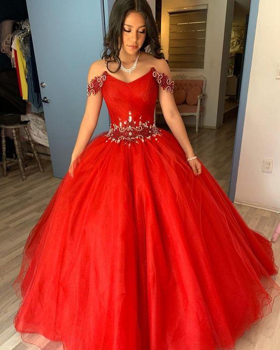 Red prom dresses Amazing evening Dresses CD17833