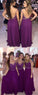 Beautiful Purple Bridesmaid Dresses prom gown CD17951