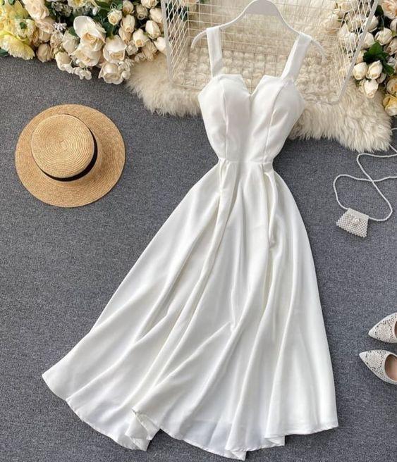 Elegant prom Dresses spaghetti Strap A-Line Dress CD18003