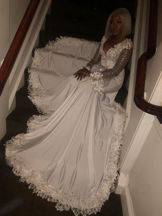 Mermaid long Prom Dress, Formal Gown CD18248