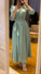 V-Neck Long Sleeves Prom Dresses CD18919