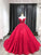 Sparkly red Quinceanera dresses prom dress CD19029