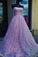 Sparkle Strapless Sequined Pink Prom Dress CD19572