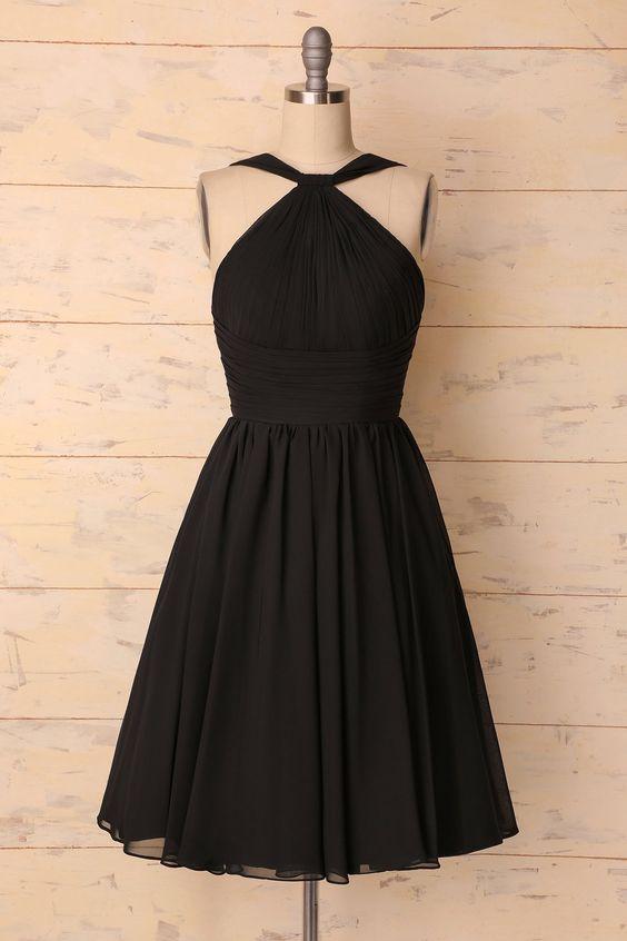 Cute Homecoming Dresses Little Black Dress CD21770