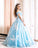 Ball Gown Prom Dresses Off The Shoulder Lace Embroidery CD21904