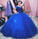 Off the Shoulder Royal Blue Prom Dresses Princess Dress CD23075