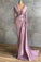 Lilac Evening Dresses Long Cheap | Prom dresses with sleeves CD23290