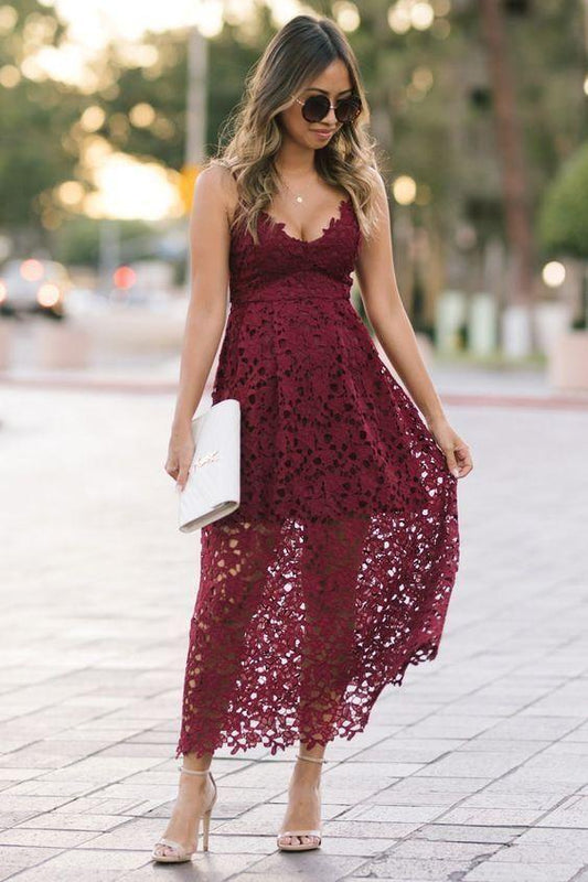 A-Line Lace Homecoming Dress, Charming Homecoming Dress CD23521