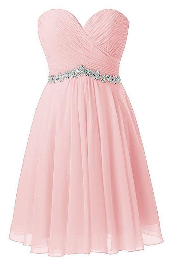 Sweetheart Beaded Homecoming Dresses party dress CD23707