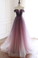 UNIQUE TULLE LONG PROM DRESS, TULLE EVENING DRESS CD2502