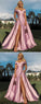 Light pink prom dresses with pocket CD2578