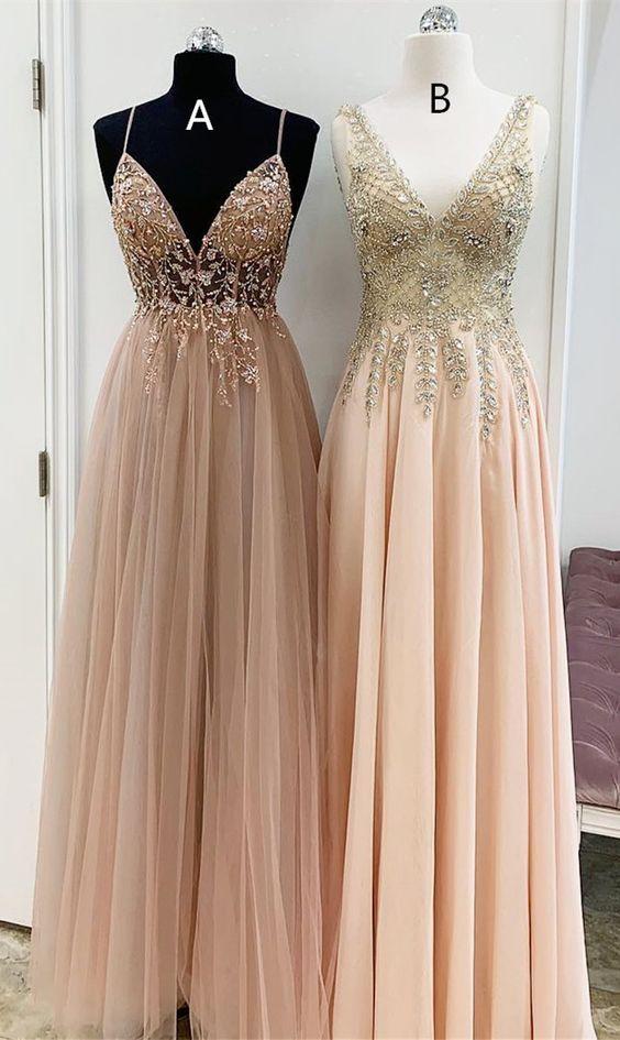 LONG PROM DRESSES WITH BEADED EVENING GOWNS FOR WOMEN CD2699