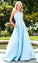 Long Satin Prom Dress with Pockets CD3000