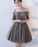 Cute tulle lace short dress, homecoming dress CD3514