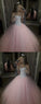 baby pink quinceanera dresses ball gowns prom dress CD4204