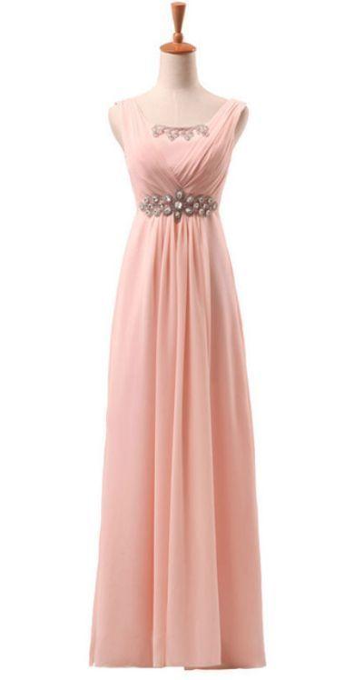 Elegant Chiffon Evening Gown With A prom Gown CD5850