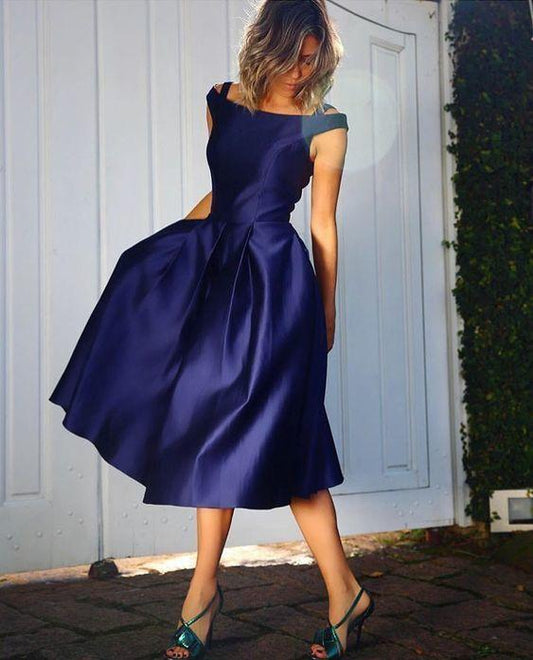 Elegant Tea-Length Short Prom Dresses Party Gowns CD7177