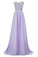 Long Chiffon Prom Dress 2022 Evening Gown Crystal CD8503