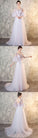 Cute tulle lace long prom dress, evening dress CD8647