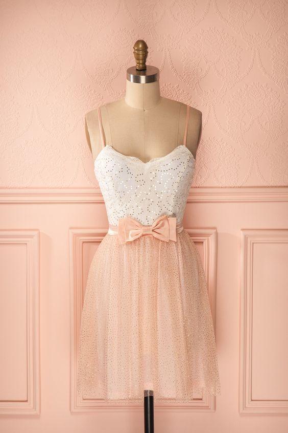 Mini Short Homecoming Dress, Lace Homecoming Gown CD9425