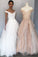 Elegant Off the Shoulder Tulle Formal Prom Dress, Ruffles Tulle Long Evening Dress CD9565