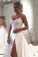 Strapless Bodice Corset Leg Slit Satin Wedding Dresses, Backless Long Bridal Dresses N1995