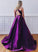 Gorgeous Zipper Back A-line Long Simple Prom Dresses For Teens Y0084