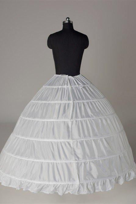 Fashion Wedding Petticoat Accessories White Floor Length Big Underskirt P016