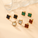 18k Gold Plated Clover Earrings, 15mm Clover Stud Earrings, Four Leaf Clover Stud Earrings, Clover Earrings For Women