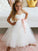 A-Line/Princess Tulle Sash/Ribbon/Belt Sweetheart Sleeveless Ankle-Length Flower Girl Dresses CICIP0007799