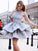 A-Line/Princess Satin Sleeveless Ruffles Halter Short/Mini Dresses CICIP0008427