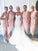 Sheath/Column Sleeveless Chiffon Scoop Knee-Length Bridesmaid Dresses CICIP0005352