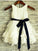A-line/Princess Scoop Sleeveless Bowknot Tea-Length Taffeta Flower Girl Dresses CICIP0007774